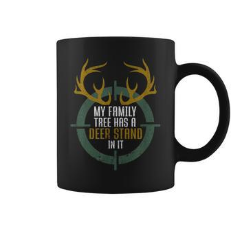 My Family Tree Has A Deer Stand In It Hunting Coffee Mug - Thegiftio UK