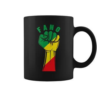 Fano Fist With The Ethiopian Flag Coffee Mug | Mazezy AU