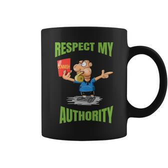 Fantasy Football Commish Respect My Authority Coffee Mug - Monsterry UK