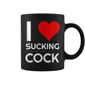 Fantasy Football Sucking Cock Forfeit Punishment Sex Humor Coffee Mug | Crazezy CA