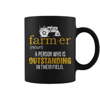 Farmer A Person Who Is Outstanding In Their Field Farm Coffee Mug - Monsterry DE