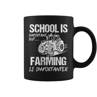 But Farming Is Importanter Tractor Farm Farmers Coffee Mug | Mazezy