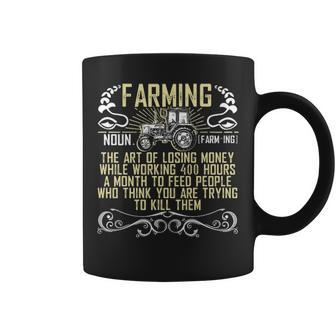 Farming Noun Farmer T Coffee Mug | Mazezy