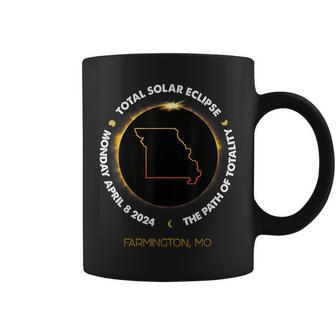 Farmington Missouri Total Solar Eclipse 2024 Coffee Mug | Mazezy