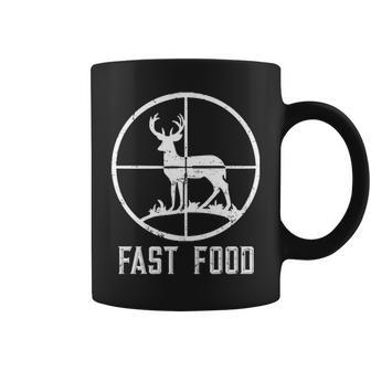 Fast Food Deer Hunting For Hunters Coffee Mug | Mazezy UK