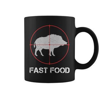 Fast Food Wildschweinjagd Lustige Tierwelt Jäger Papa Tassen - Geschenkecke