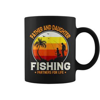 Father Daughter Fishing Partner For Life Best Father's Day Coffee Mug - Seseable