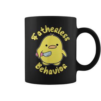 Fatherless Behavior Knife Duck Cute Coffee Mug - Monsterry