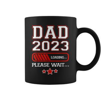 Fathers Dad Est 2023 Loading Expect Baby Wife Daughter Coffee Mug - Monsterry AU