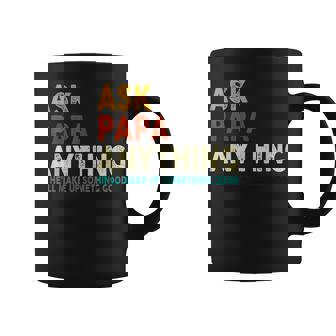 Father's Day Ask Papa Anything He'll Make Up Something Good Coffee Mug | Mazezy