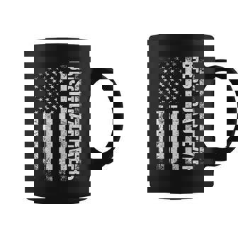 Father's Day Best Dad Ever With Us American Flag Dad Day Coffee Mug - Seseable