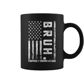 Father's Day Bruh Formerly Known As Dad Retro 70S Coffee Mug - Thegiftio UK