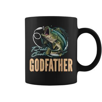 Fathers Day Fisherman Reel Cool Godfather Fishing Coffee Mug - Thegiftio UK