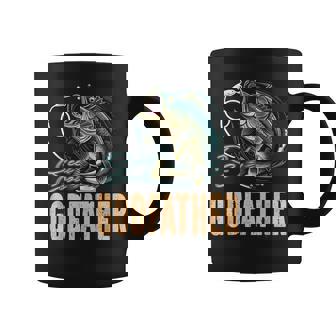 Fathers Day Fisherman Reel Cool Godfather Fishing Coffee Mug - Thegiftio UK