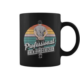 Father's Day Quote Professional Back Hand Checker Dads Coffee Mug - Monsterry CA