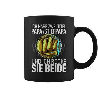 Father's Day Ich Habe Zwei Titel Papa Und Steppapa Tassen - Geschenkecke