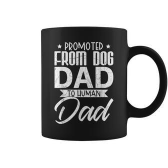 Father's Day Promoted From Dog Dad To Human Dad Husband Coffee Mug - Thegiftio UK