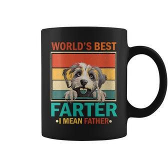 Father's Day Worlds Best Farter Ever I Mean Father Dog Coffee Mug - Seseable