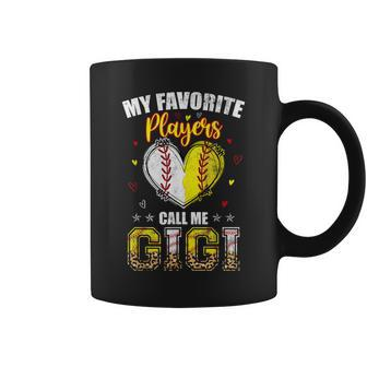 My Favorite Baseball Softball Players Call Me Gigi Men Coffee Mug - Seseable