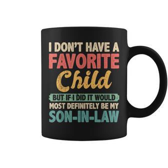 My Favorite Child Most Definitely My Son-In-Law Retro Coffee Mug - Monsterry UK