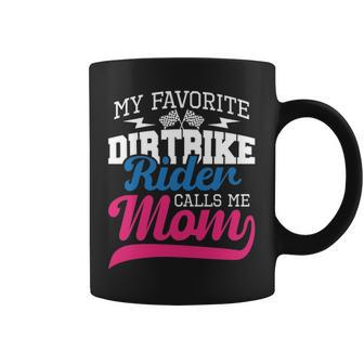 My Favorite Dirt Bike Rider Calls Me Mom Mx Bike Motocross Coffee Mug | Mazezy