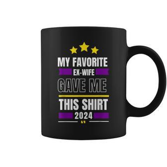 My Favorite Ex Wife Gave Me This Ex Husband Wife 2024 Coffee Mug - Monsterry CA