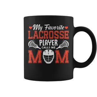 My Favorite Lacrosse Player Call Me Mom Mother's Day Coffee Mug | Mazezy CA
