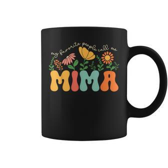 My Favorite People Call Me Mima Coffee Mug | Mazezy CA