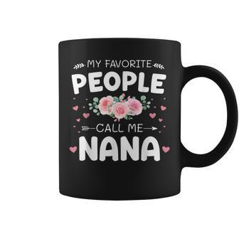 Favorite People Call Nana Grandma For Christmas Coffee Mug - Thegiftio UK