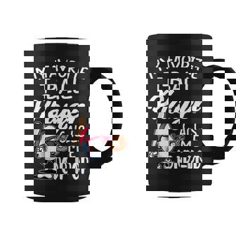 My Favorite T-Ball Player Calls Me Pop Pop Father's Day Coffee Mug | Mazezy