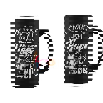 My Favorite T-Ball Player Calls Me Poppy Father's Day Coffee Mug | Mazezy