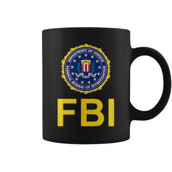 Fbi Fbi Chest Seal Logo Federal Bureau Of Investigation Chest Seal Logo Coffee Mug - Seseable