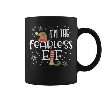 Fearless Elf Matching Family Group Christmas Outfit 2021 Coffee Mug - Monsterry