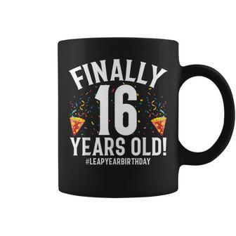 Feb 29Th Leap Year 2024 16 Years Old Birthday Party Coffee Mug - Seseable