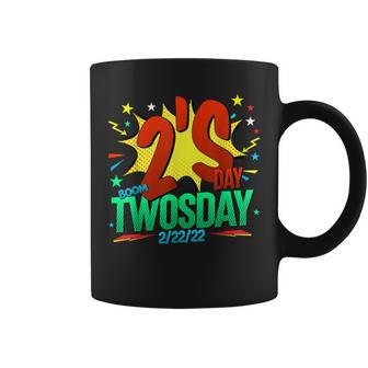February 22Nd 2022 2-22-22 Happy Twosday 2022 2S Day Coffee Mug - Monsterry AU