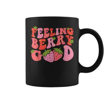 Feeling Berry Good Strawberry Festival Season Girls Coffee Mug - Monsterry AU