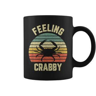 Feeling Crabby Crab Lover Grumpy Grouchy Coffee Mug - Monsterry CA