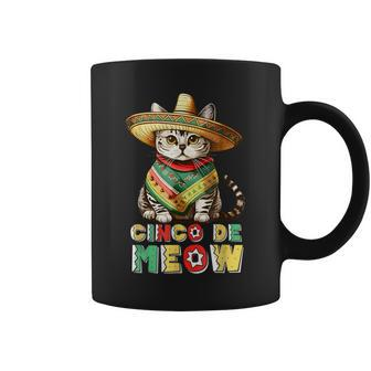 Feliz Cinco De Meow Mexican Cat Fiesta 5 De Mayo Coffee Mug | Mazezy DE
