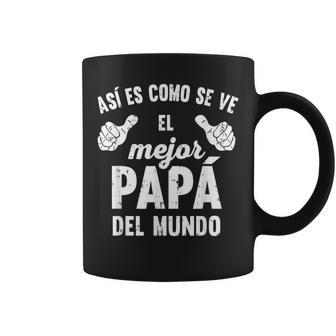 Feliz Dia Papa Playera Regalos Para El Mejor Papa Y Abuelo Coffee Mug - Monsterry DE