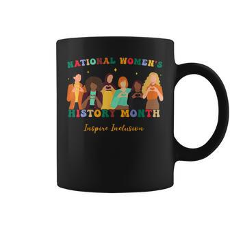 Feminist National Women's History Month Inspire Inclusion Coffee Mug - Seseable