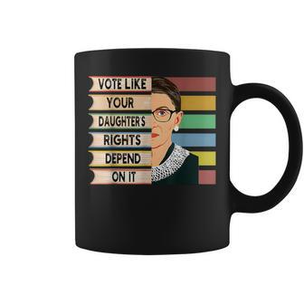 Feminist Ruth Bader Ginsburg Rbg Quote Girl With Book Women Coffee Mug | Mazezy CA