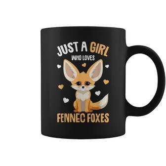 Fennec Fox Just A Girl Who Loves Fennec Foxes Girls Fox Coffee Mug - Thegiftio UK