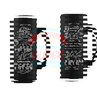 Fête Des Pères Humour Pas Cheveux Super Tonton Tasse - Cadeauxyz