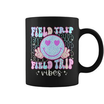 Field Day Field Trip Vibes Fun Day Groovy Teacher Student Coffee Mug - Seseable
