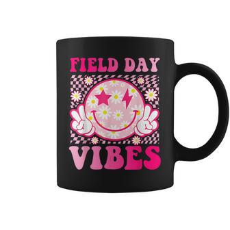 Field Day Vibes Fun Day Field Trip Groovy Teacher Student Coffee Mug - Monsterry