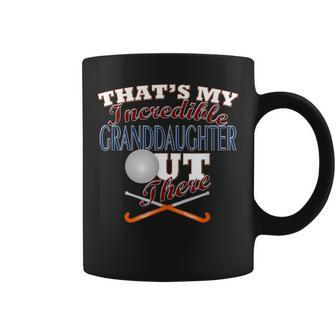 Field Hockey Granddaughter Grandma & Grandpa Coffee Mug - Monsterry UK
