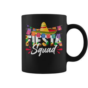 Fiesta Squad Cinco De Mayo Hat Fun Mexican Party Celebration Coffee Mug - Seseable