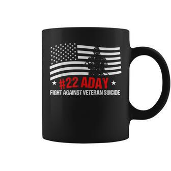 Fight Against Veteran Suicide Awareness Ptsd Veteran 22 Day Coffee Mug - Monsterry AU