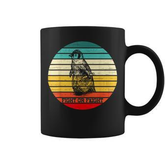 Fight Or Flight Penguin Pun Fight Or Flight Meme Coffee Mug - Monsterry
