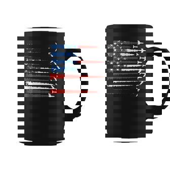 Fighter Jet 4Th Of July Patriotic Usa American Flag Airplane Coffee Mug | Mazezy